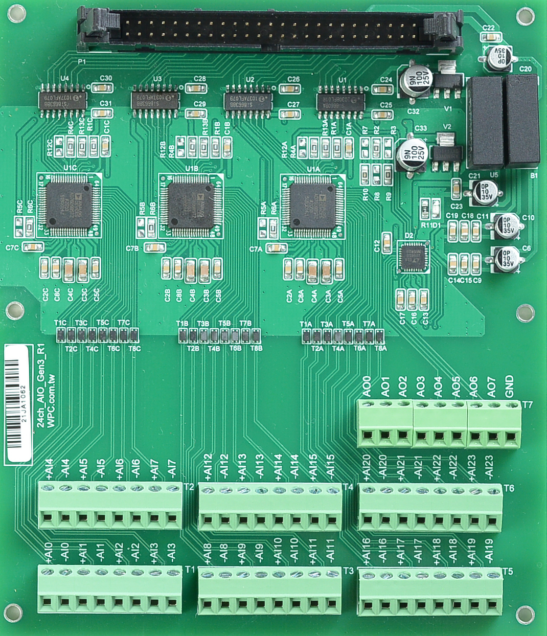AI/AO Module Pinout