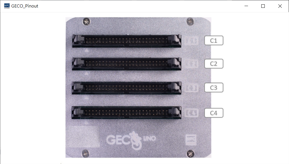 GECO Manager Pinout View 2