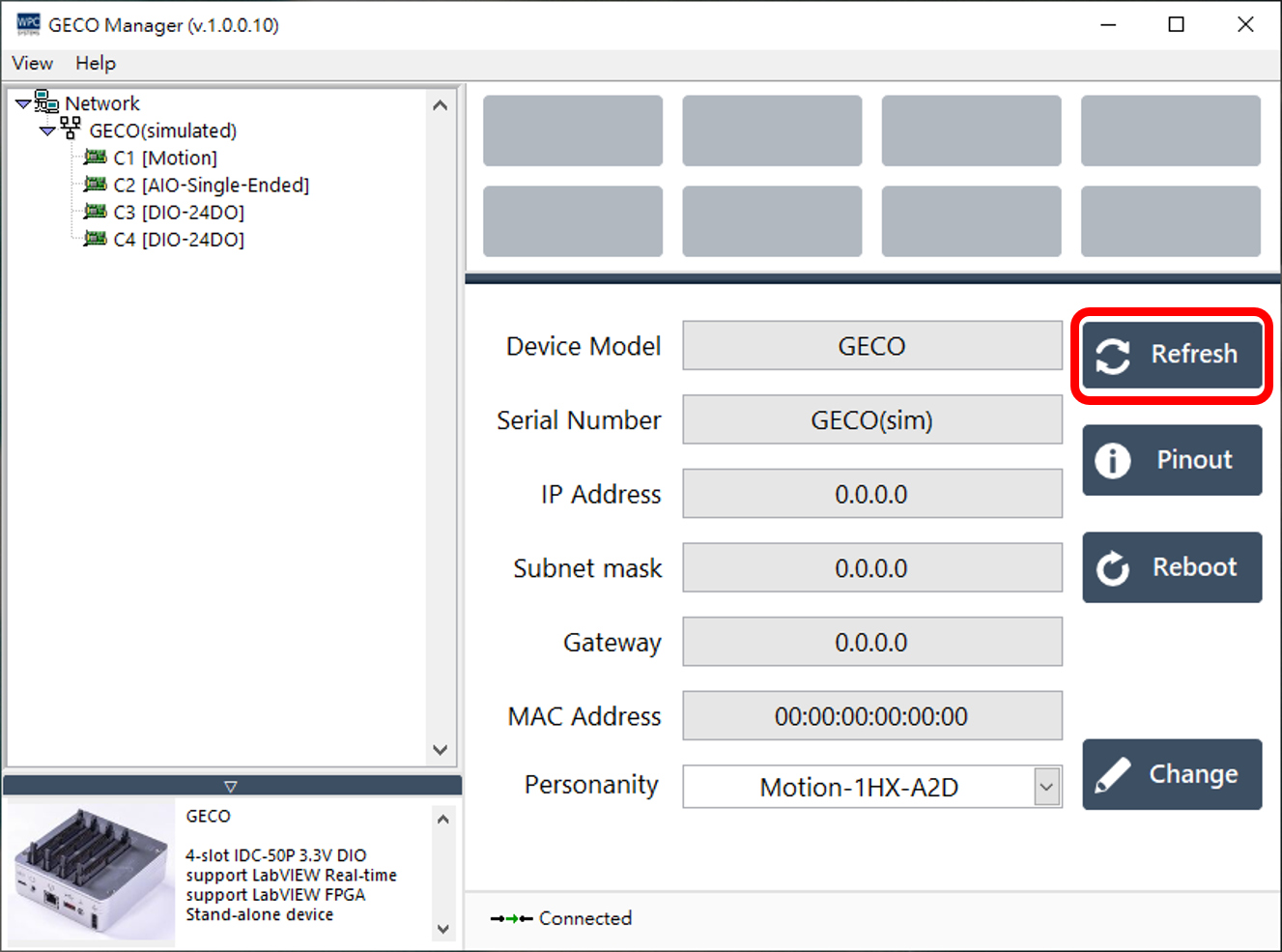 Refresh Device Information