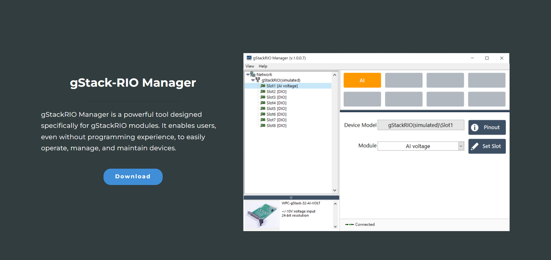 gstackRIO_manager_download_page